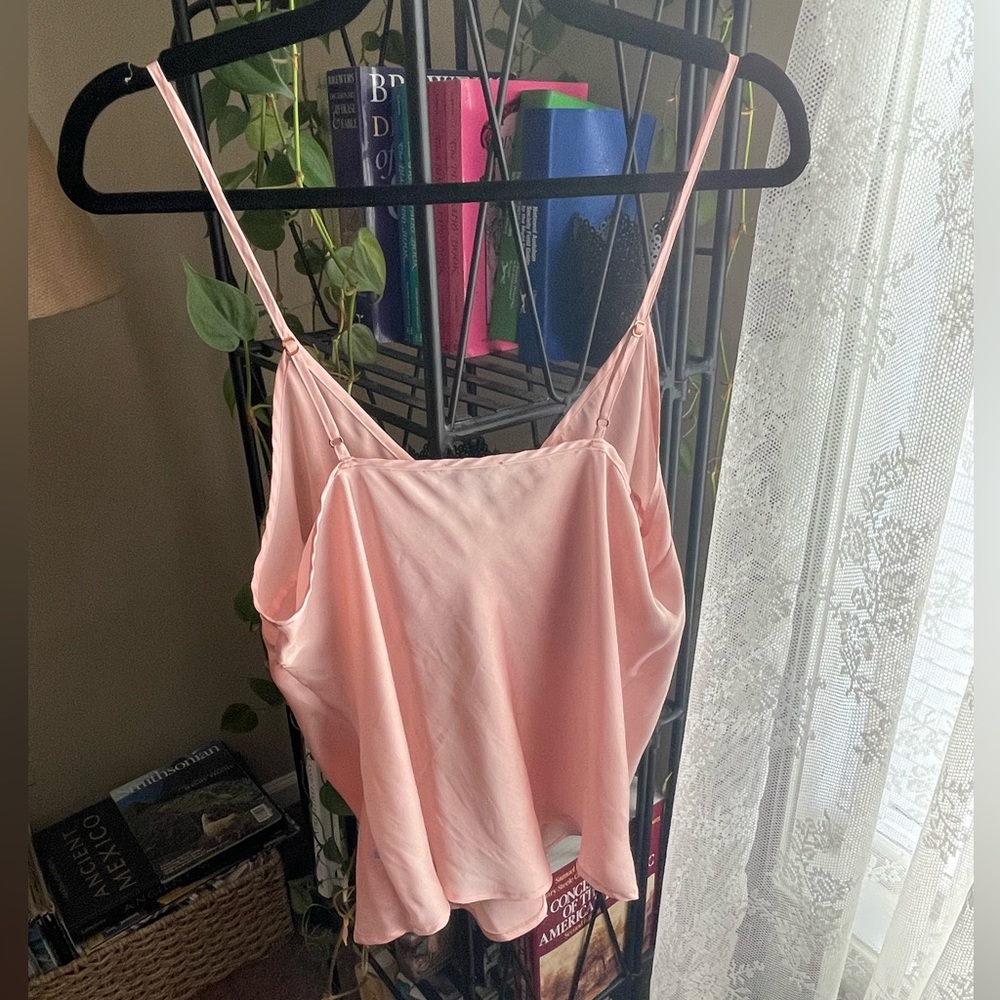 Savage X Fenty Pink Satin Cami in Pinky Swear - Picture 4 of 5